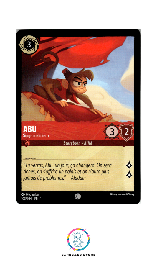 Abu, Singe malicieux - 103/204 - Commune