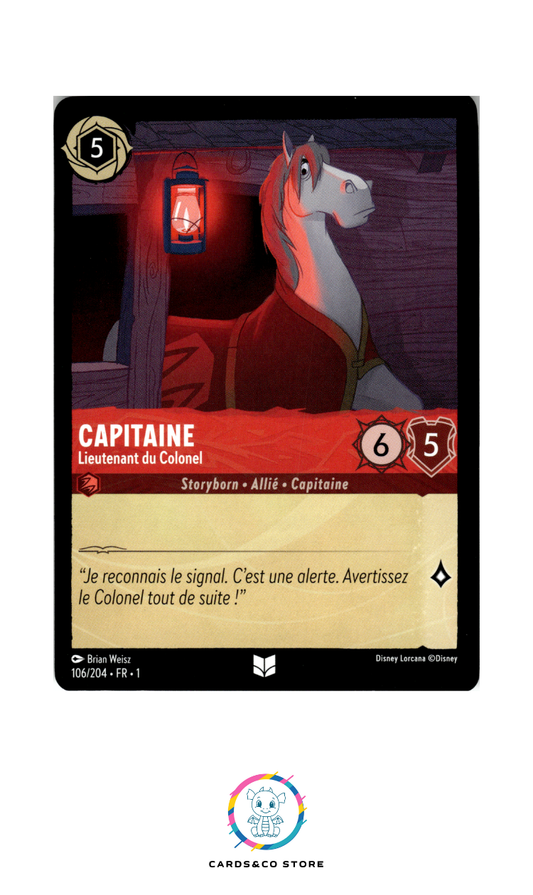 Capitaine, Lieutenant du Colonel - 106/204 - Peu commune
