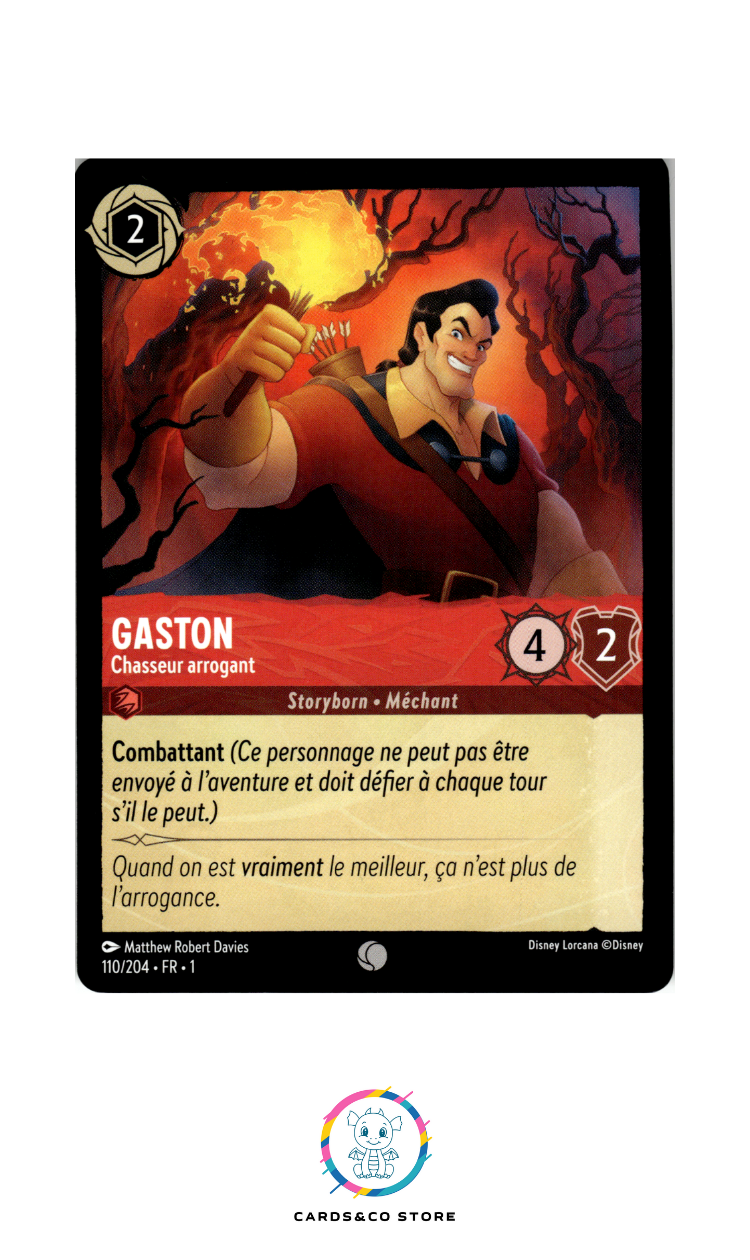 Gaston, Chasseur arrogant - 110/204 - Commune
