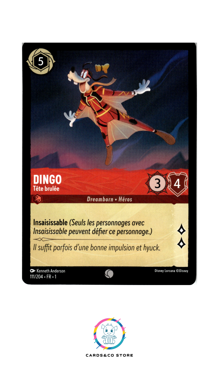 Dingo, Tête brulée - 111/204 - Commune