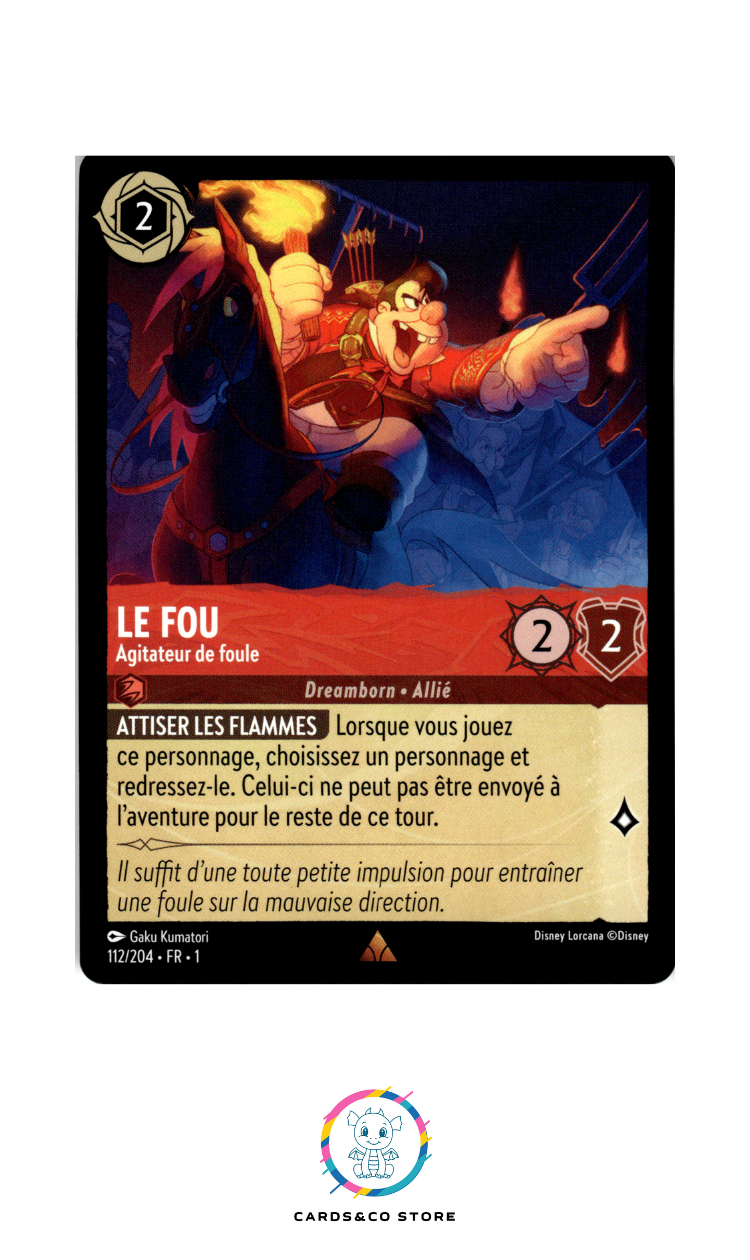 Le Fou, Agitateur de foule - 112/204 - Rare