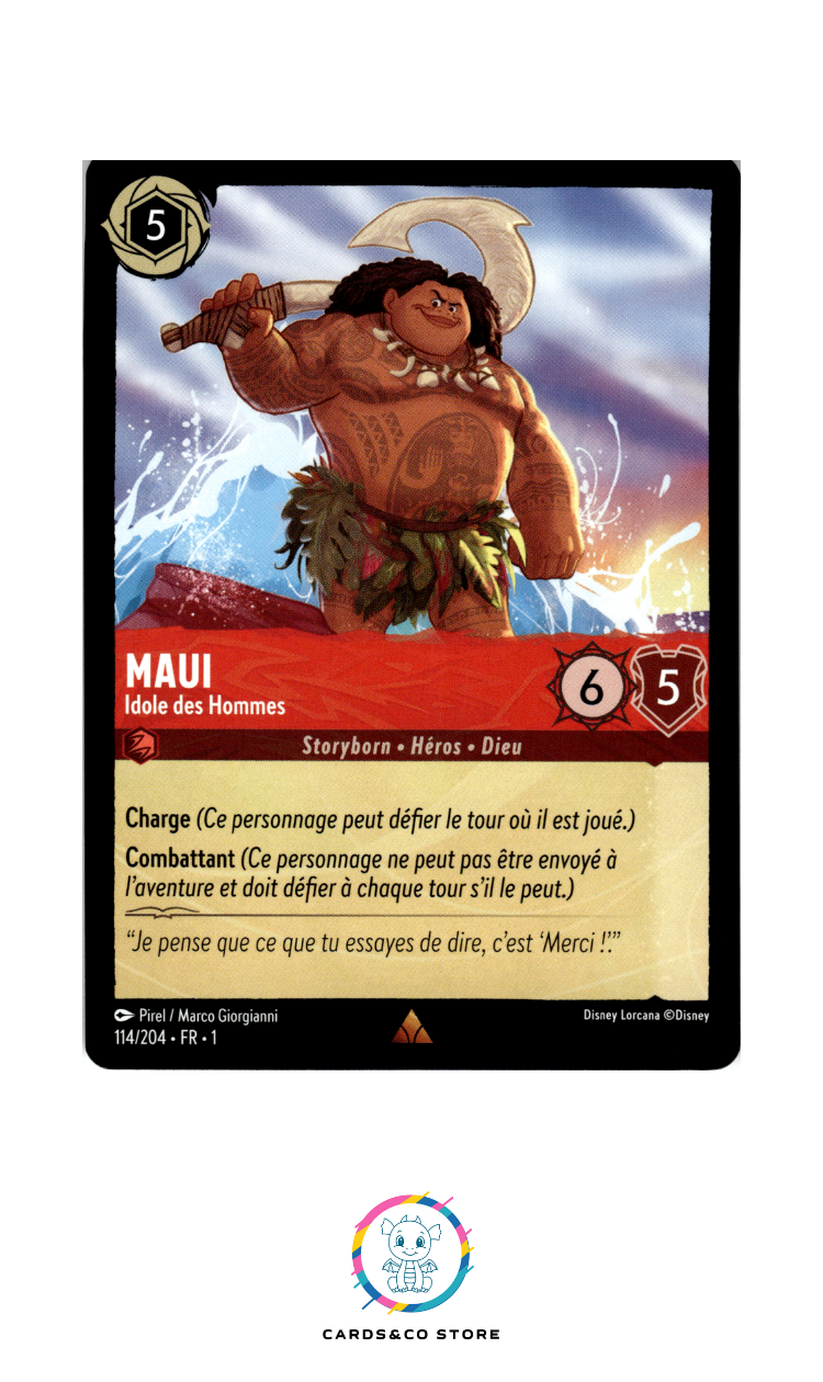 Maui, Idole des Hommes - 114/204 - Rare