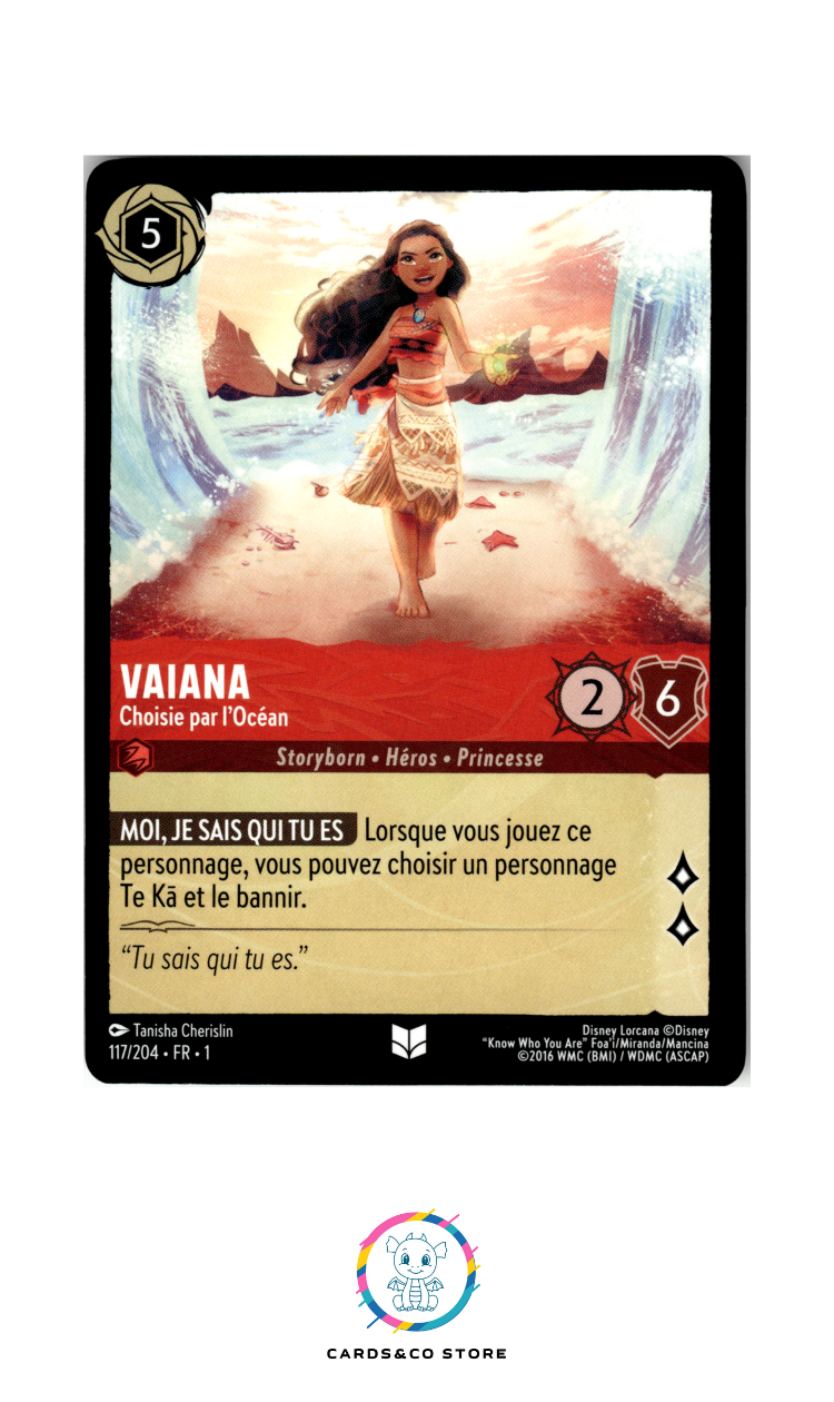 Vaiana, Choisie par l'océan - 117/204 - Peu commune