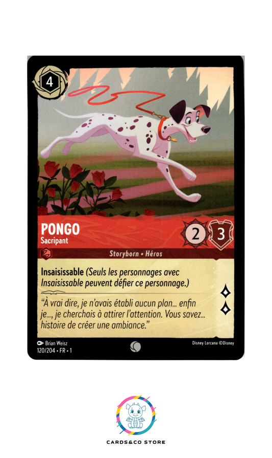 Pongo, Sacripant - 120/204 - Commune