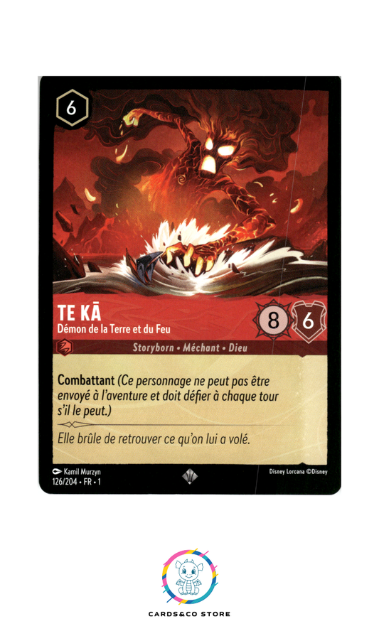 Te Kâ, Démon de la Terre et du Feu - 126/204 - Super Rare