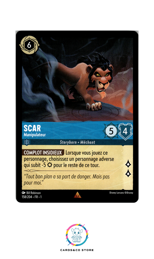 Scar, Manipulateur - 158/204 - Rare