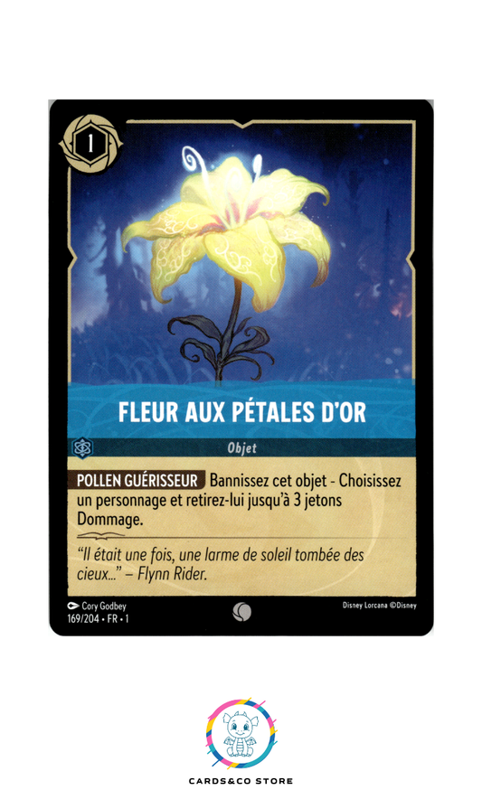 Fleur aux pétales d'or - 169/204 - Commune