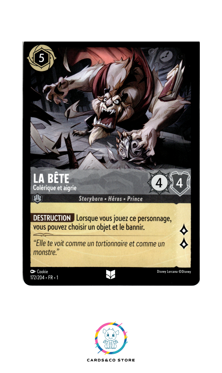 La Bête, Colérique et aigrie - 172/204 - Peu commune