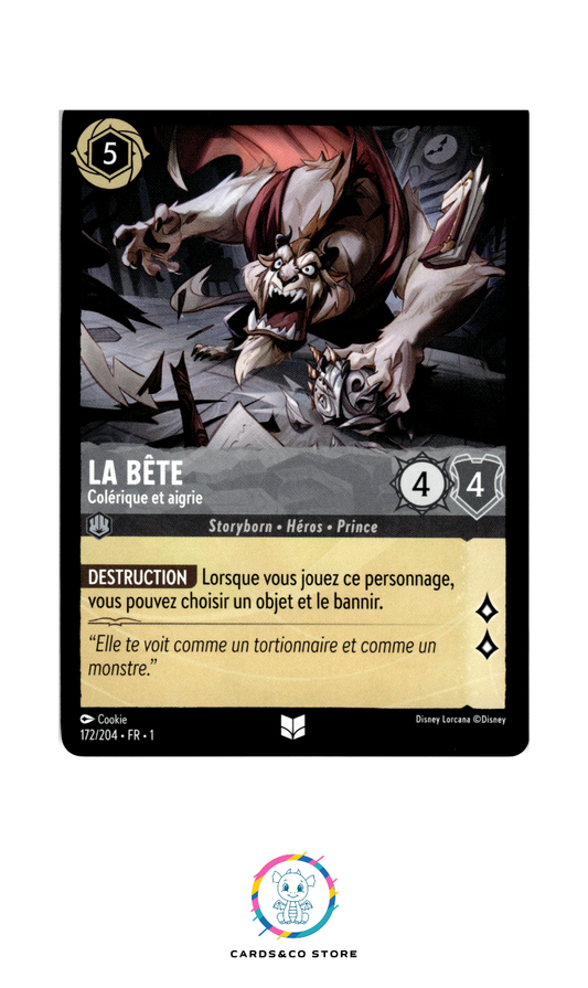 La Bête, Colérique et aigrie - 172/204 - Peu commune