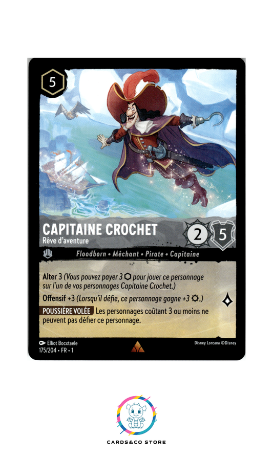 Capitaine Crochet, Rêve d'Aventure - 175/204 - Rare