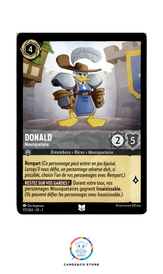 Donald, Mousquetaire - 177/204 - Peu commune