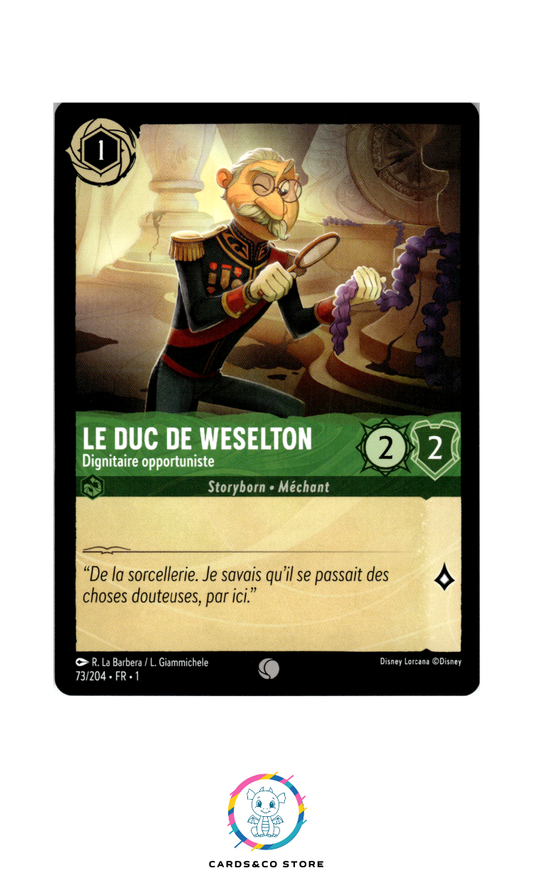 Le Duc de Weselton, Dignitaire opportuniste - 73/204 - Commune