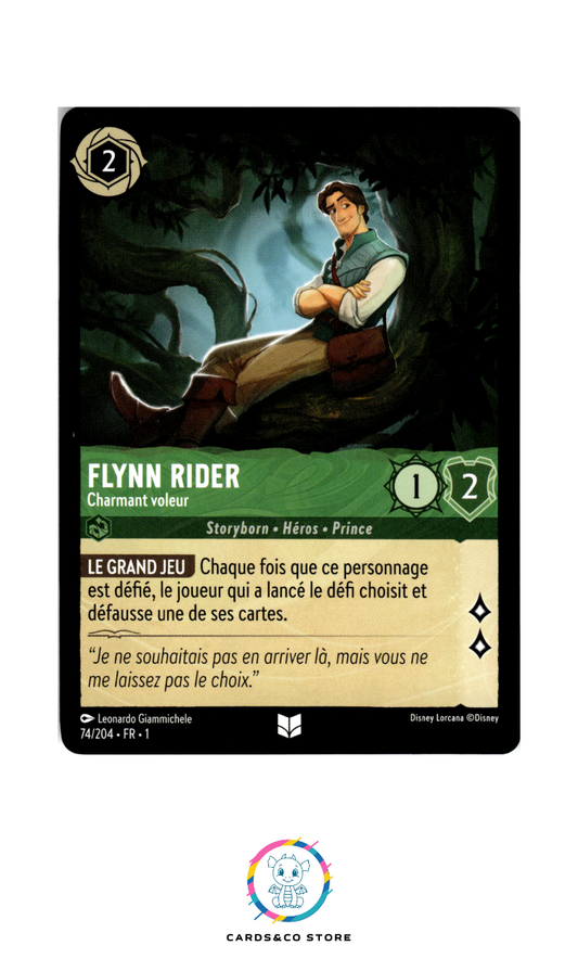 Flynn Rider, Charmant voleur - 74/204 - Peu commune