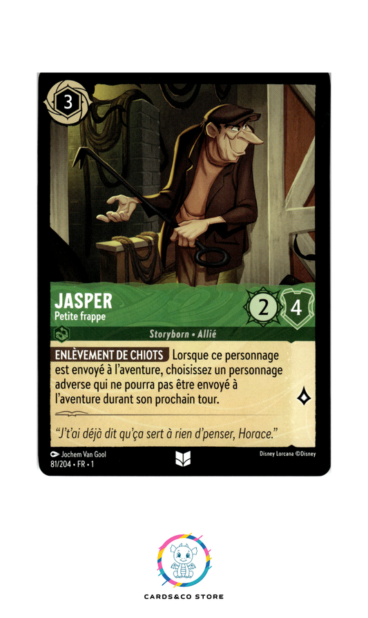 Jasper, Petite frappe - 81/204 - Peu commune