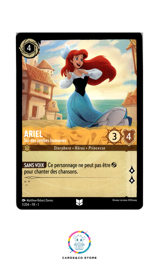 Ariel, Sur des jambes humaines - 1/204 - Peu commune