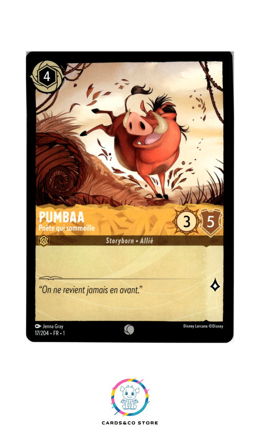 Pumbaa, Poète qui sommeille - 17/204 - Commune