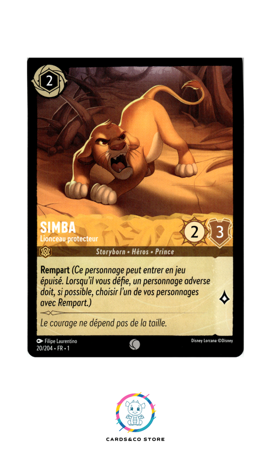 Simba, Lionceau protecteur - 20/204 - Commune