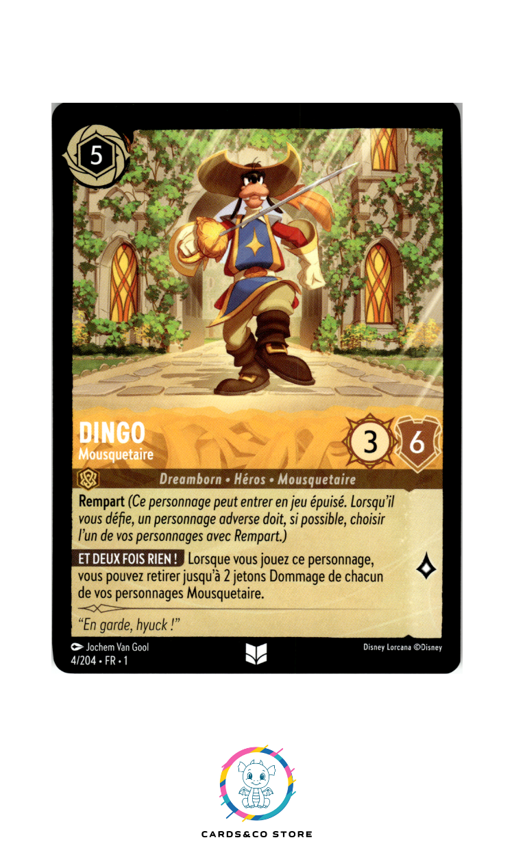 Dingo, Mousquetaire - 4/204 - Peu commune