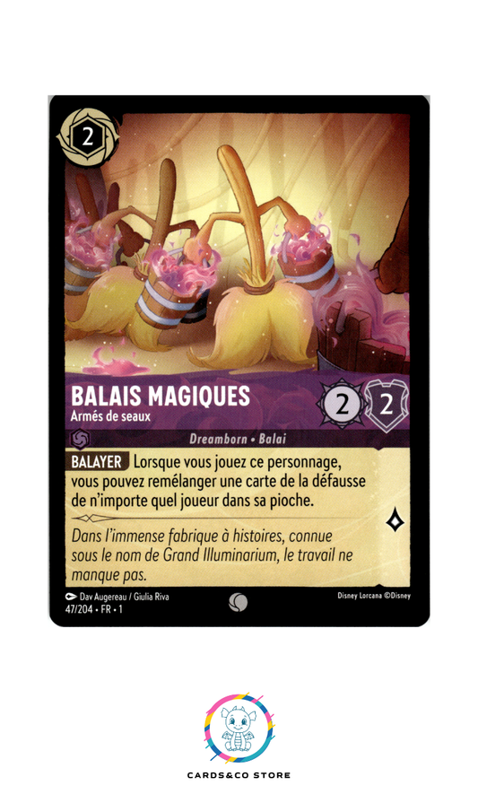 Balais Magique, Armés de seaux - 47/204 - Commune