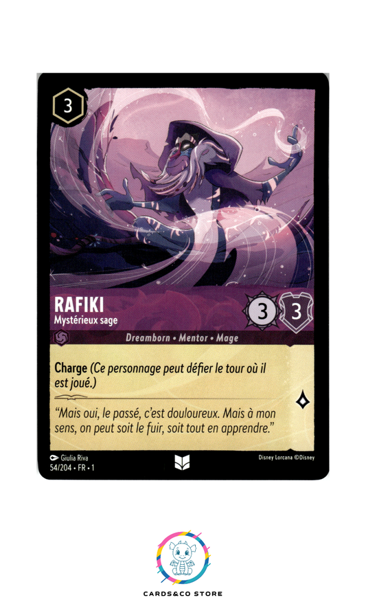 Rafiki, Mystérieux sage - 54/204 - Peu commune
