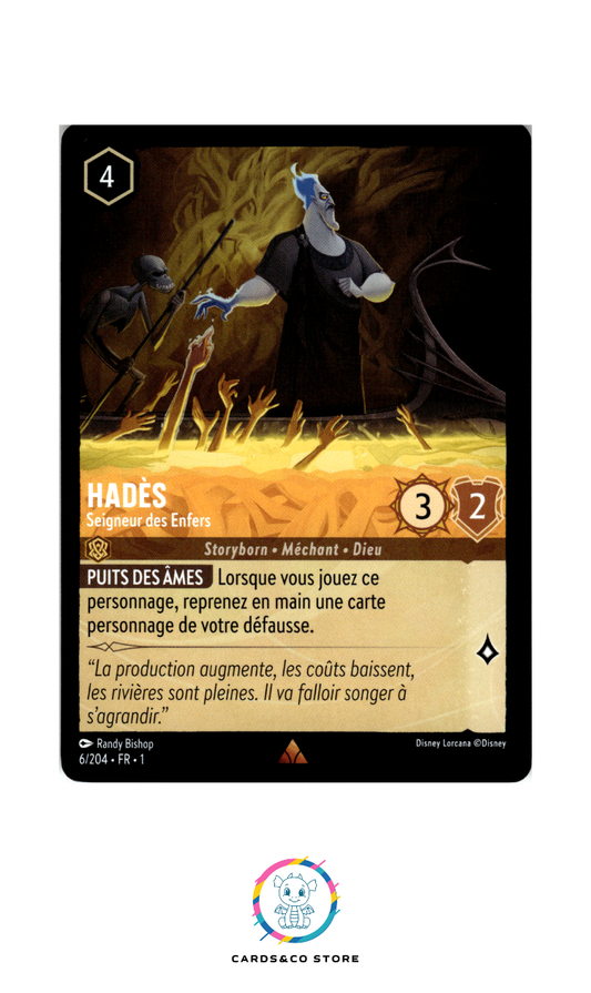 Hadès, Seigneur des Enfers - 6/204 - Rare