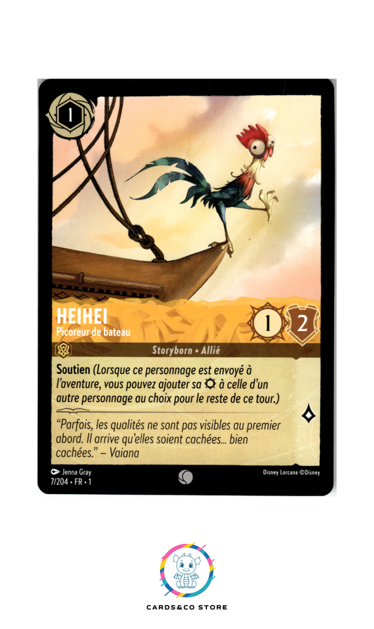Heihei, Picoreur de bateau - 7/204 - Commune