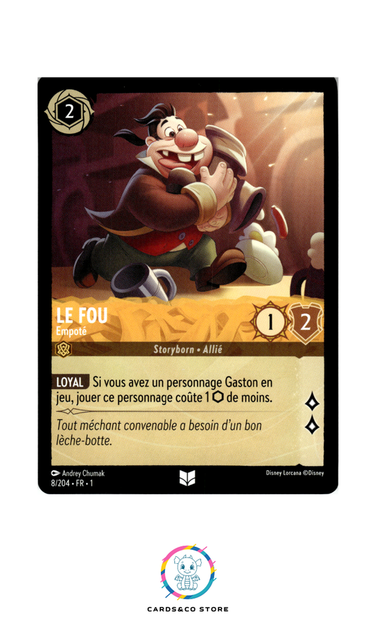 Le Fou, Empoté - 8/204 - Peu commune
