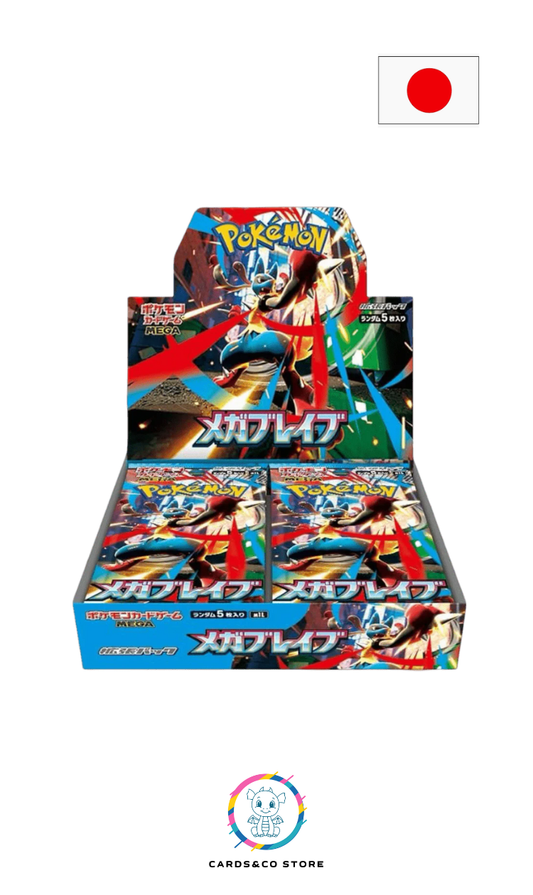 Pokemon - Display de 30 boosters - Mega Brave M1L - JPN