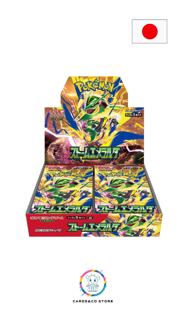 Pokemon - Display de 30 boosters - Storm Emeralda M6 - JPN