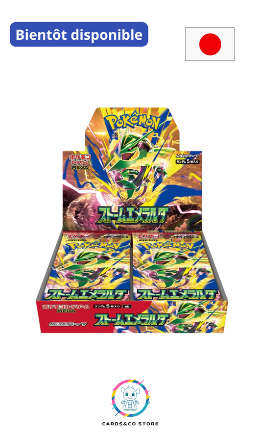 Pokemon - Display de 30 boosters - Storm Emeralda M6 - JPN
