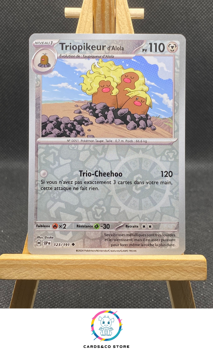 Triopikeur d'Alola Reverse #123/191