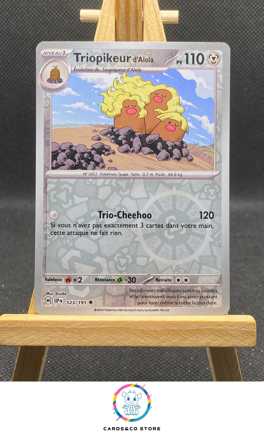 Triopikeur d'Alola Reverse #123/191