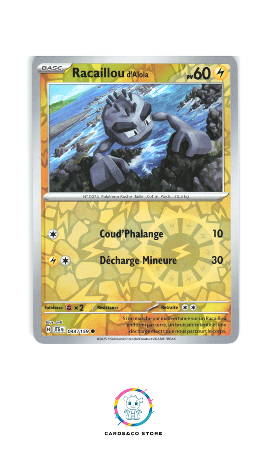 Racaillou d'Alola Reverse #044/159