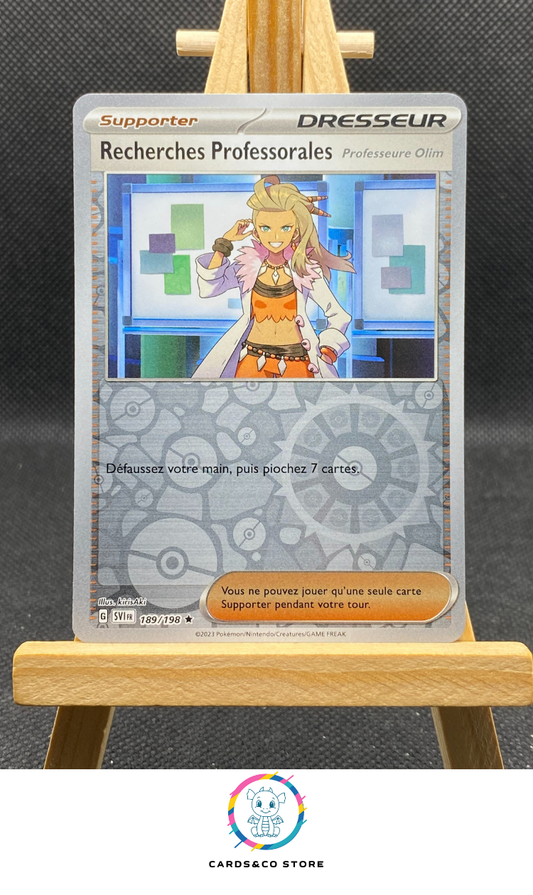 Recherches Professorales (Professeur Olim) Reverse #189/198
