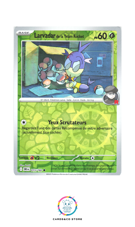 Larvadar de la Team Rocket Reverse #015/182