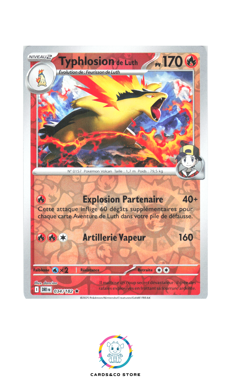 Typhlosion de Luth Reverse #034/182