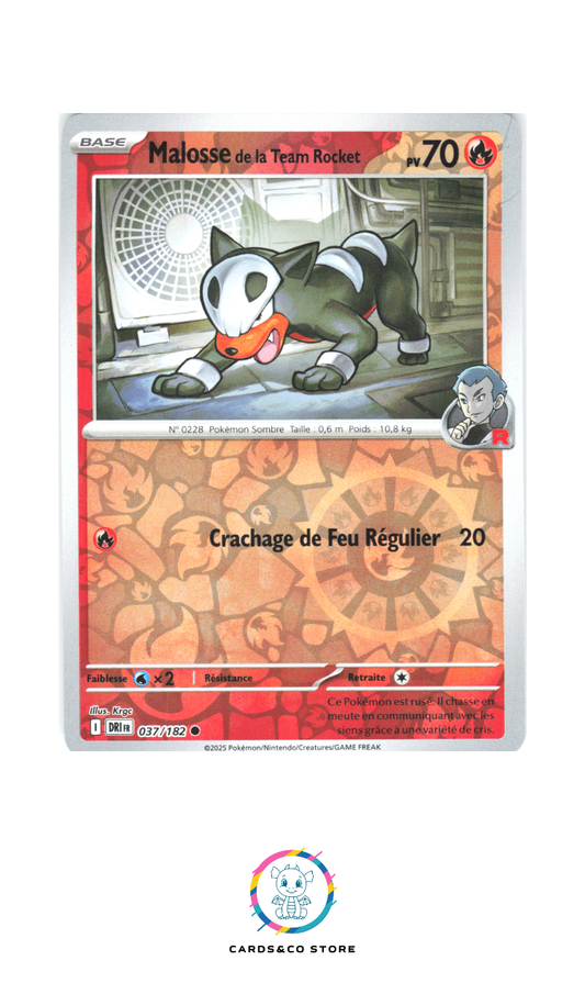 Malosse de la Team Rocket Reverse #037/182
