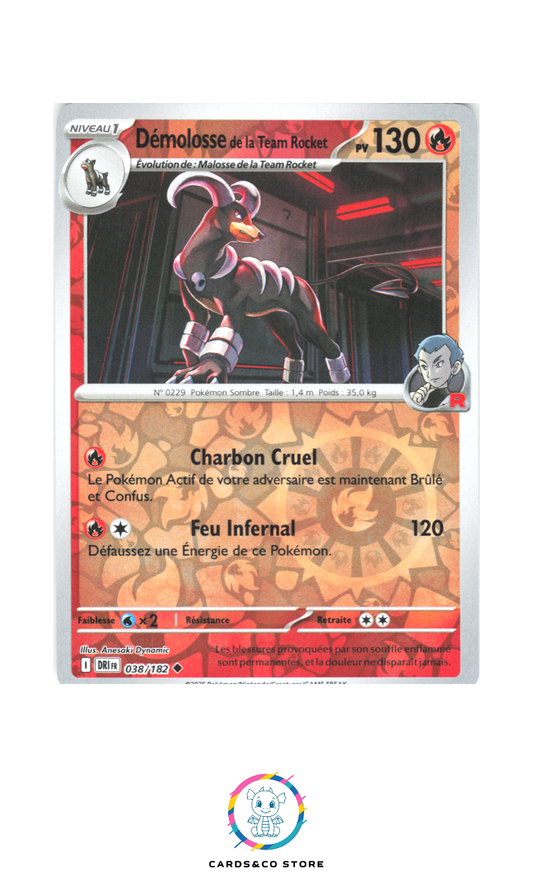 Démolosse de la Team Rocket Reverse #038/182