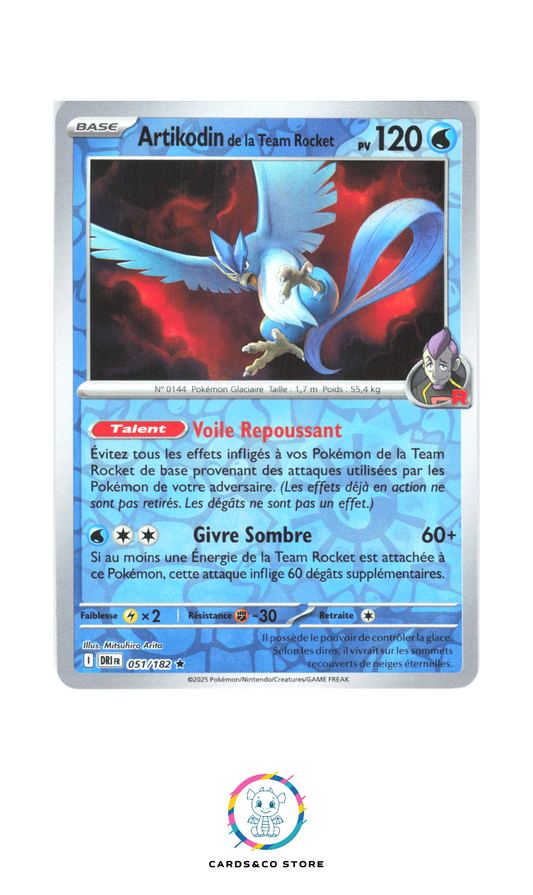 Artikodin de la Team Rocket Reverse #051/182