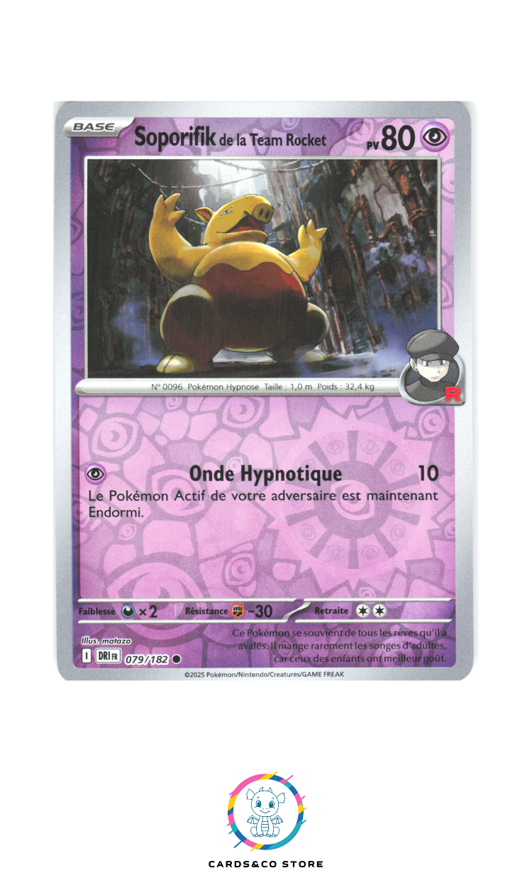 Soporifik de la Team Rocket Reverse #079/182