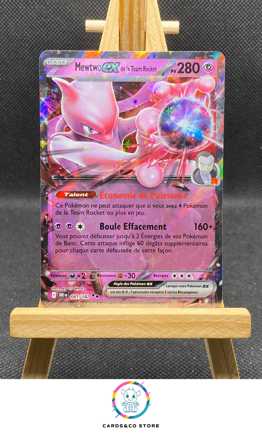 Mewtwo ex de la Team Rocket #081/182