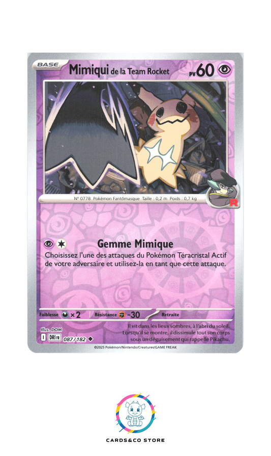 Mimiqui de la Team Rocket Reverse #087/182