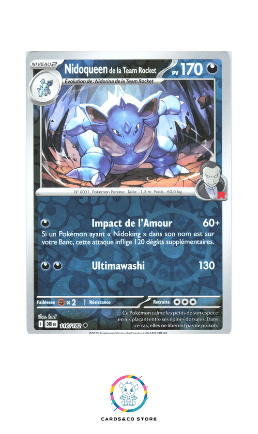 Nidoqueen de la Team Rocket Reverse #116/182