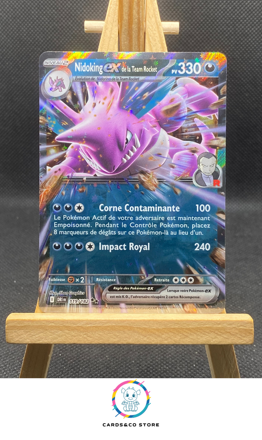 Nidoking ex de la Team Rocket #119/182