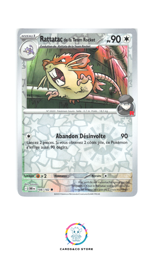 Rattatac de la Team Rocket Reverse #148/182