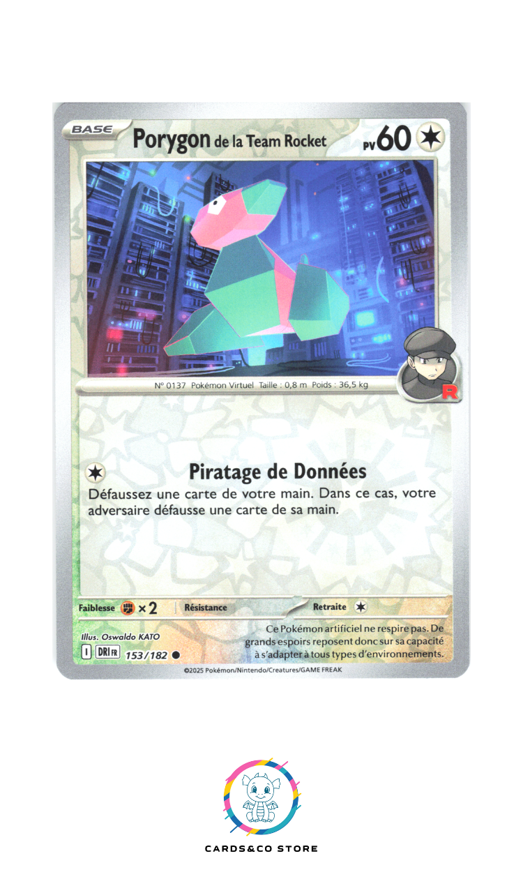 Porygon de la Team Rocket Reverse #153/182