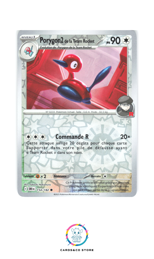 Porygon2 de la Team Rocket Reverse #154/182
