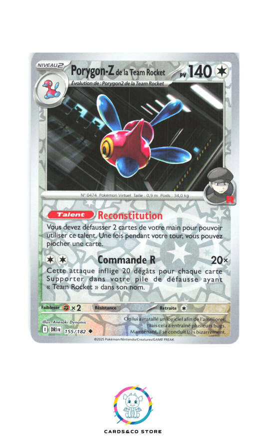 Porygon-Z de la Team Rocket Reverse #155/182