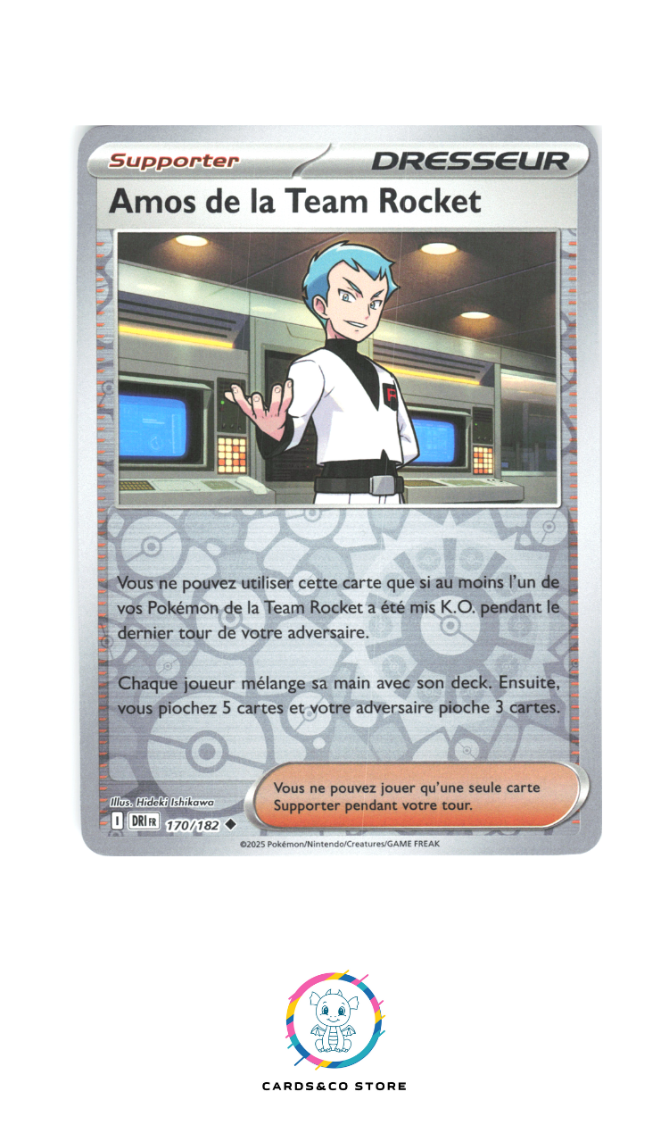 Amos de la Team Rocket Reverse #170/182