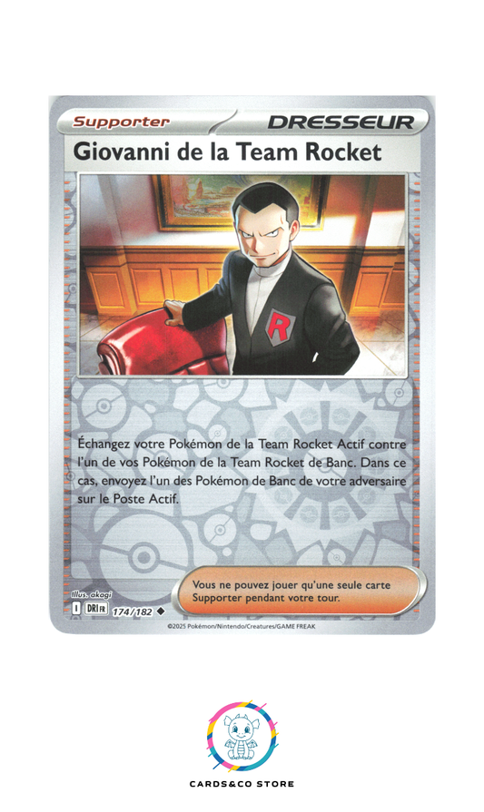 Giovanni de la Team Rocket Reverse #174/182